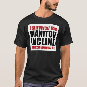 T-shirt J'ai survécu à la pente de Manitou