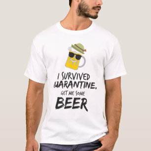 T-shirt J'ai survécu à la quarantaine. Prends-moi de la bi
