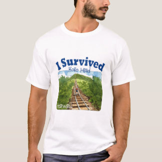 T-shirt J'ai survécu à la randonnée de cratère de Koko Hea