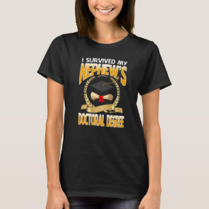 T-shirt J'ai survécu à la remise des diplômes de doctorat