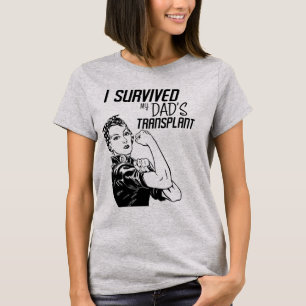 T-shirt J'ai survécu à la transplantation de mon père Funn