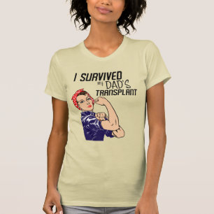 T-shirt J'ai survécu à la transplantation de mon père Funn