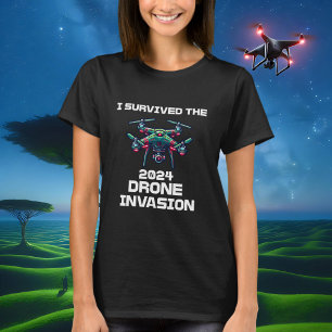 T-shirt J'ai survécu à l'invasion de drones de 2024