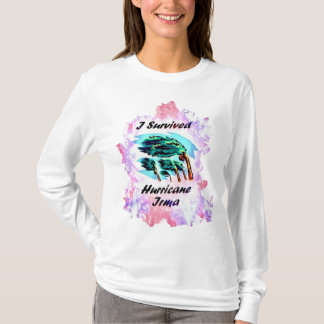 T-shirt J'ai survécu à l'ouragan Irma