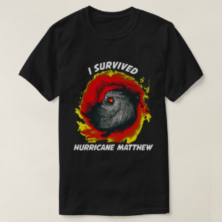 T-shirt J'ai survécu à l'ouragan Matthew 2016
