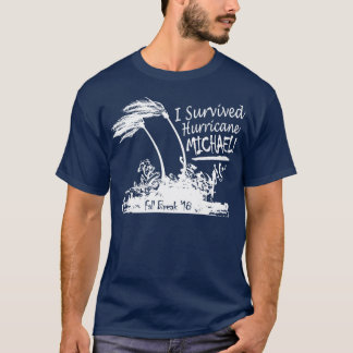 T-shirt J'ai survécu à l'ouragan Michael