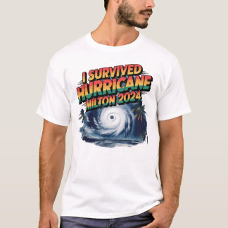 T-shirt J'ai survécu à l'ouragan Milton Florida Octobre 20