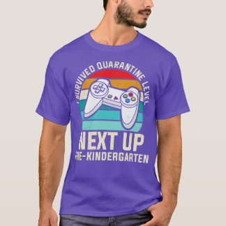 T-shirt J'Ai Survécu À Prochain En Avant-Gardergarten Jeu