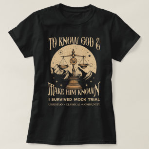 T-shirt J'ai survécu à un Faux défi d'essai B Memory Maste