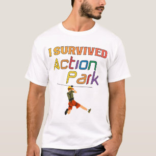 T-shirt J'ai survécu au parc d'action