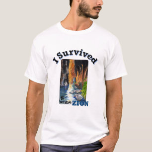 T-shirt J'Ai Survécu Aux Étroits, Parc National De Sion