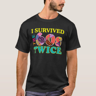 T-shirt J'Ai Survécu Aux Soixante-Années Deux Vêtements 60