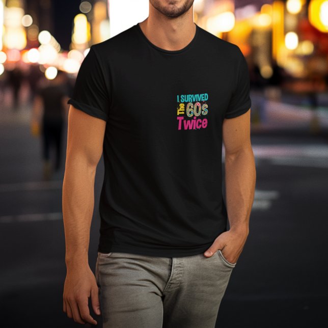 T-shirt J'Ai Survécu Aux Soixante-Années Deux Vêtements 60 (Créateur téléchargé)