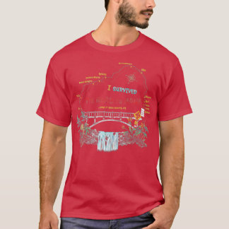 T-shirt J'Ai Survécu Route Vers Hana Maui Island Hawaiian 