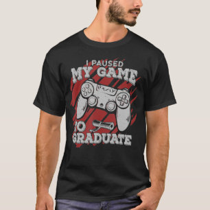 T-shirt J'Ai Suspendu Mon Jeu À Diplômé Diplôme Jeu Vid