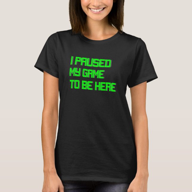 T-shirt J'Ai Suspendu Mon Jeu Console Jeux Vidéo Jeu Jeu D (Devant)