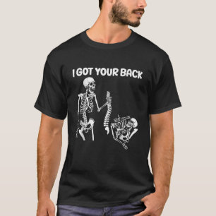 T-shirt J'Ai Ton Dos Drôle Skeleton Costume Halloween