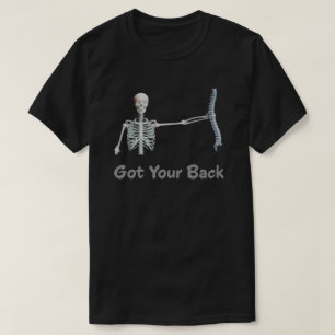 T-shirt J'Ai Ton Squelette Dos Qui Tient La Spine
