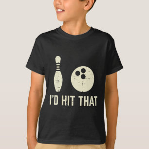 T-shirt J'Ai Touché Ce Joueur De Bowling Drôle Dire Bowler
