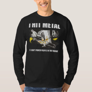 T-shirt J'Ai Touché Métal Forgeron forgeron forgeron Anvil