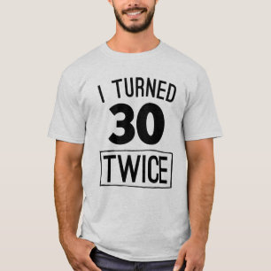 T-shirt J'ai tourné deux fois la soixantième chemise 1958