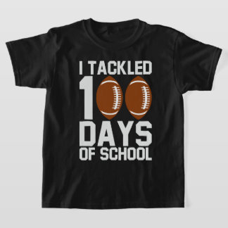 T-shirt J'ai traité 100 jours de conception de football sc