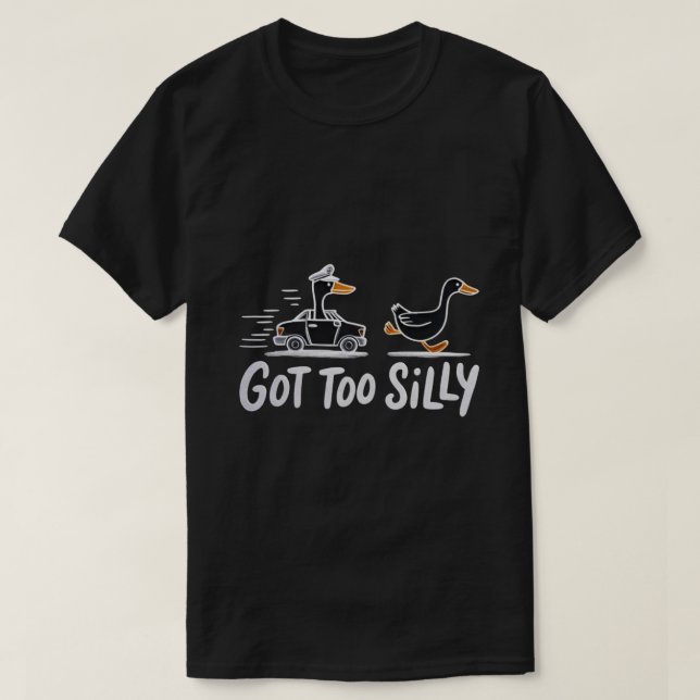 T-shirt J'Ai Trop Mal Drôle L'Humour De La Police Des Oies (Design devant)