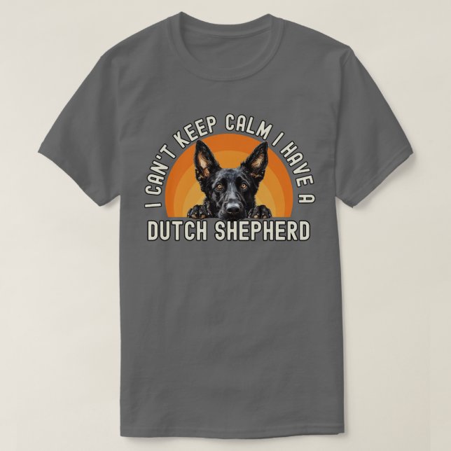 T-shirt J'Ai Un Berger Hollandais (Design devant)