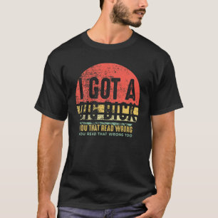 T-shirt J'Ai Un Bick De Brouillard - Vintage Adulte Humour