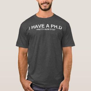 T-shirt J'ai un doctorat