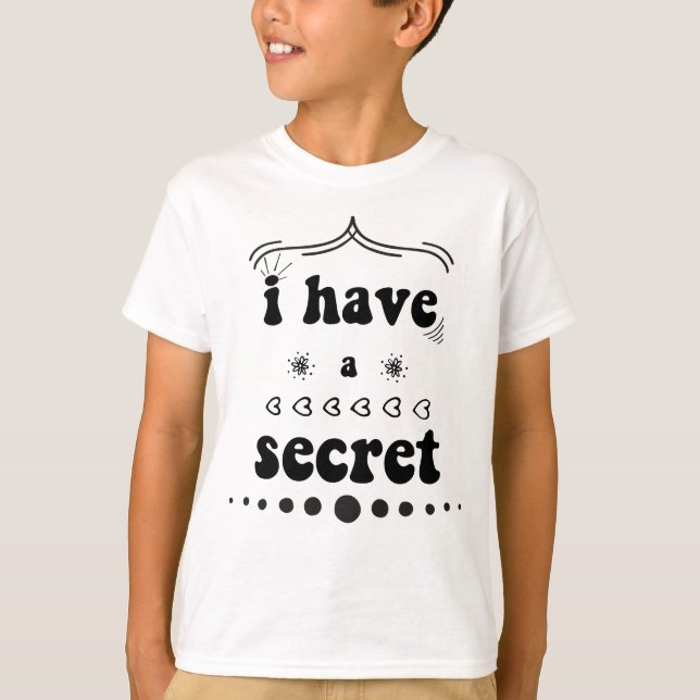 T-shirt j'ai un grand frère secret (Devant)