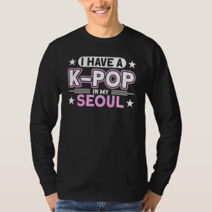 T-shirt J'Ai Un K Pop Dans Mon Seoul Panda Kpop