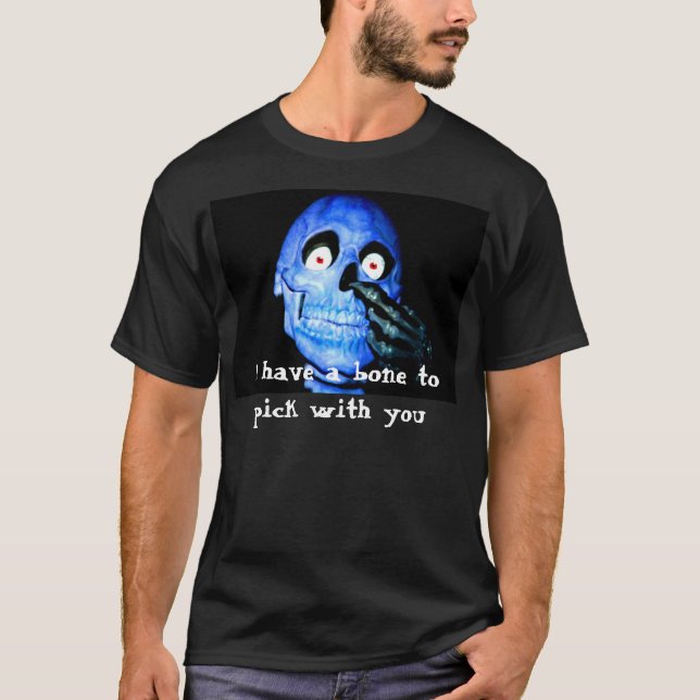 T-shirt J'ai un os à choisir (Devant)
