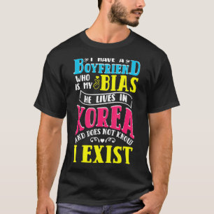 T-shirt J'Ai Un Petit Ami Coréen Kpop Kdrama Ado Girl