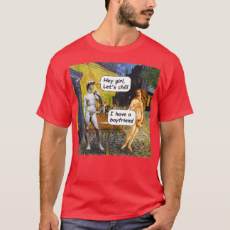T-shirt J'ai un petit ami, La naissance de Vénus