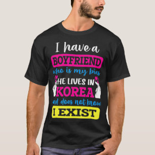 T-shirt J'Ai Un Petit Ami Qui Est Mon Bias Kpop Lover Kdra