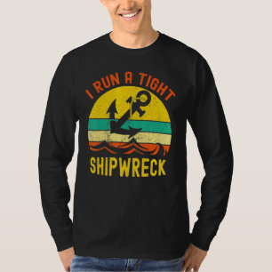 T-shirt J'Ai Une Épave Serrée De Vente Vintage De Style Na