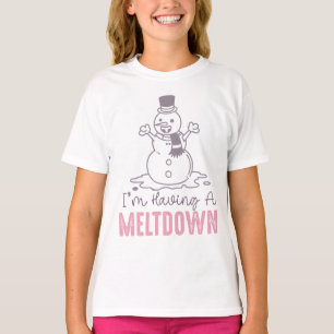 T-shirt J'ai une fonte - Drôle Snowman Design