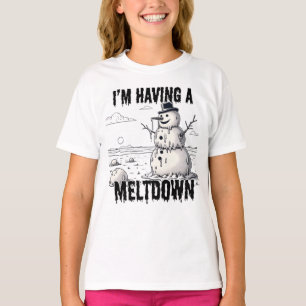 T-shirt J'ai une fonte, Snowman