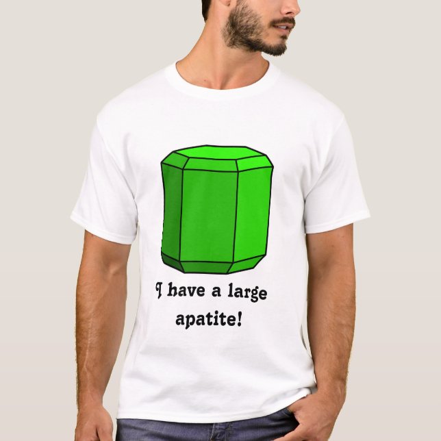 T-shirt J'Ai Une Grande Apatite ! (Devant)