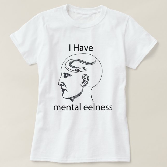 T-shirt j'ai une maladie mentale (Design devant)