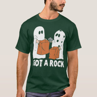 T-shirt J'Ai Une Roche Drôle Fantôme De Boo Halloween Heur