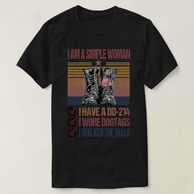 T-shirt J'ai une simple woman I have a dd (Design devant)