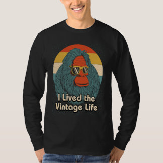 T-shirt J'ai vécu la vie vintage Grand-papa Fête des pères