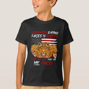 T-shirt J'Ai Voté Pour Les Léopards Manger Faces Fête Funn