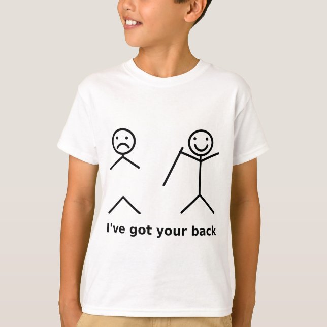 T-shirt J'ai votre .png (noir) arrière (Devant)
