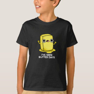 T-shirt J'ai vu des jours de beurre amusant jeu de nourrit