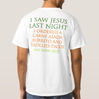 T-shirt J'ai vu Jésus la nuit dernière