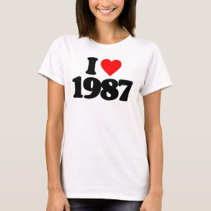 T-SHIRT J'AIME 1987
