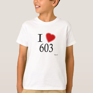 T-shirt J'aime 603 Manchester